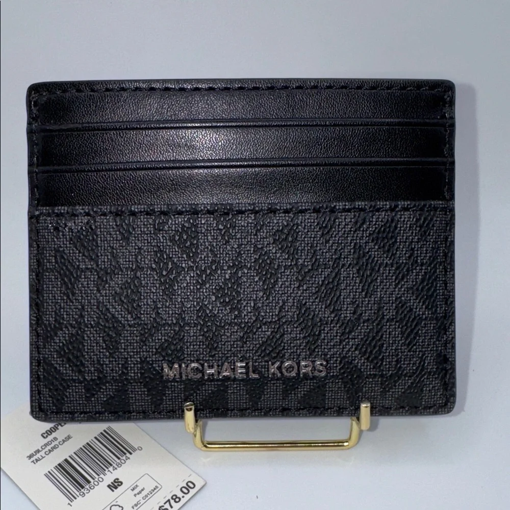Michael Kors Cooper Tall Card Case Holder Unisex